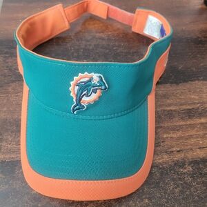 Miami Dolphins Reebok Team Apparel Onfield NFL Visor Hat Embroidered  Adjustable